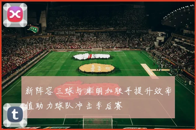 新阵容三球与库明加联手提升效率值助力球队冲击季后赛